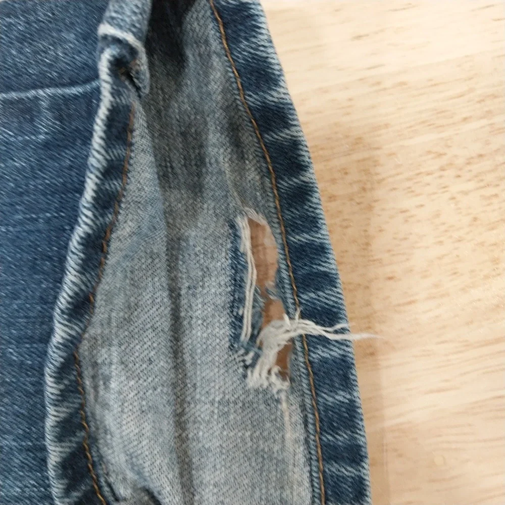 Levi's Mens Jeans 501 Original Straight Leg Button Fly 34x30 Blue